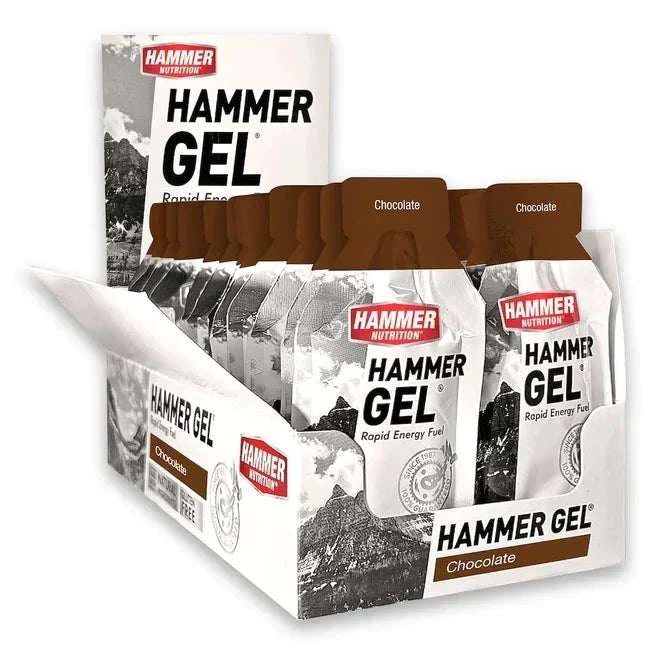 Caja con 24 sobres de Hammer Gel sabor Chocolate