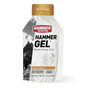Hammer Gel, gel energético en sobres individuales de Crema de cacahuate