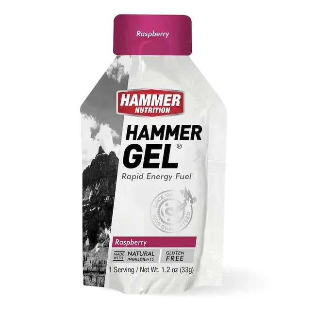 Hammer Gel, gel energético en sobres individuales de Frambuesa