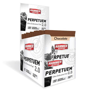Caja con 12 sobres de Hammer Perpetuem Chocolate